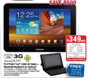 Samsung Galaxy P5-P7300 T 8.9" 32GB 3G Tablet + Bluetooth Keyboard 