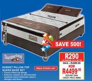 Slumberland 152cm Dorset Pillow Top Queen Base Set