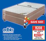 Edblo 137cm Dawson Double Base Set