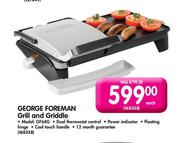 George Foreman Grill and Griddle (GF64G)