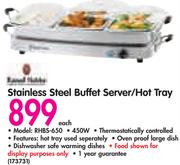 Russell Hobbs Stainless Steel Buffet Server/Hot Tray RHBS-650