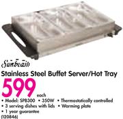 Sunbeam Stainless Steel Buffet Server/Hot Tray SPB300