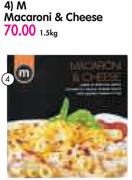 M Macaroni & Cheese-1.5Kg
