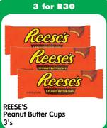 Reese's Peanut Butter Cups-3's