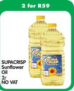 Supacrisp Sunflower Oil-2 x 2L