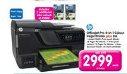 Hp Officejet Pro 4-In-1 Colour Inkjet Printer Plus Ink 8600