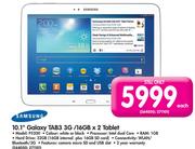 Samsung 10.1" Galaxy TAB3 3G/16GB x 2 Tablet P5200