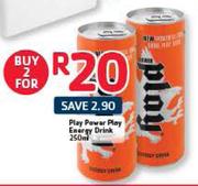Play Power Play Energy Drink-2 x 250ml