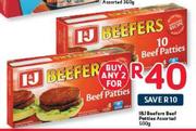 I & J Beefers Beef Pastries Assorted-2 x 500g