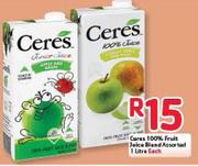 Ceres 100% Fruit Juice Blend Assorted - 1Ltr Each