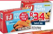 I&J Fish Bakes Assorted-360g Each