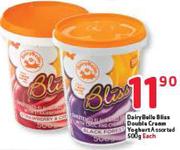 DairyBelle Bliss Double Cream Yoghurt Assorted - 500g Each