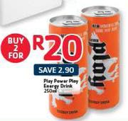 Play-Power Play Energy Drink-2x250ml