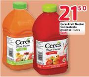 Ceres Fruit-Nectar Concentrate Assorted-1ltr Each