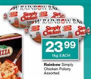 Rainbow Simply Chicken Polony Assorted-Per kg