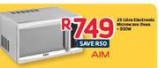 Aim 25Ltr Electronic Microwave Oven-900W