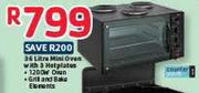 Counter Point 36Ltr Mini Oven With 3 Hotplate