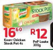 Knorr Chicken Stock Pot - 4's