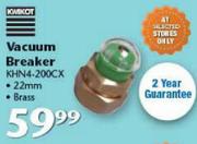 Vacuum Breaker 22mm Brass KHN4-200CX