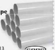 Marley PVC Waste Pipe 6m E-Spec 50mm