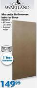 Swartland Masonite Hollowcore Interior Door HBSTDLI0 813x2032mm