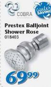 Cobra Prestex Balljoint Shower Rose 018403