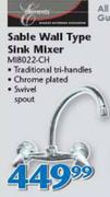 Sable Wall Type Sink Mixer MI8022-CH