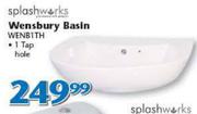 Splashworks Wensbury Basin WENB1TH