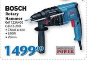 Bosch 650W Rotary Hammer-20mm