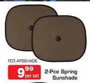 2 piece Spring Sunshade-per Set