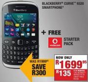 Blackberry Curve 9320 Smartphone+ Free Starter Pack