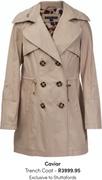 Caviar Trench Coat