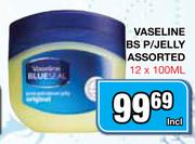 Vaseline BS P/Jelly Assorted-12 x 100ml