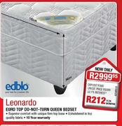 Edblo Leonardo Euro Top Do-Not-Turn Queen Bedset