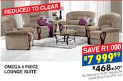Omega 4 Piece Lounge Suite