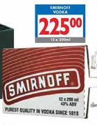 Smirnoff Vodka-12x200ml