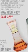 Beyonce 30ml Eau De Parfum Fragrance Excluding Beyonce Rise-2 Nos
