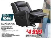 Usher Rocker Swivel Recliner