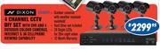 Dixon 4 Channel CCTV DIY Set RD1604HT