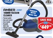 Amber 1400W Vacuum Cleaner JCV2007T