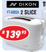 Dixon 2 Slice Toaster YT-6002A
