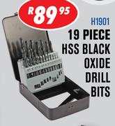 Dixon 19 Piece HSS Black Oxide Drill Bits H1901