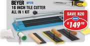 Beyer 16" Tile Cutter All In 1 Kit MP316
