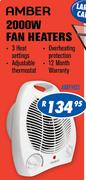 Amber 2000W Fan Heaters AMFH03