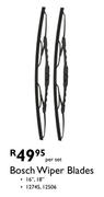 Bosch 16" And 18" Wiper Blades-Per Set