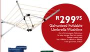Galvanised Foldable Umbrella Washline