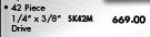 42-Piece Socket Sets SK42M