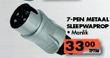 7-Pin Metaal Sleepwaprop Marlik TP7M
