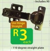 Uni Hinge Straight-Each 