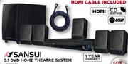 Sansui DVD Home Theatre System-5.1
